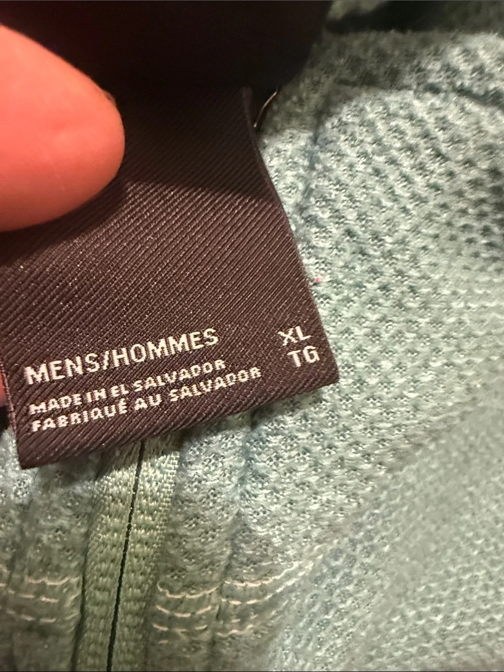 The North Face Men's Teal Half-Zip Pullover Fleece